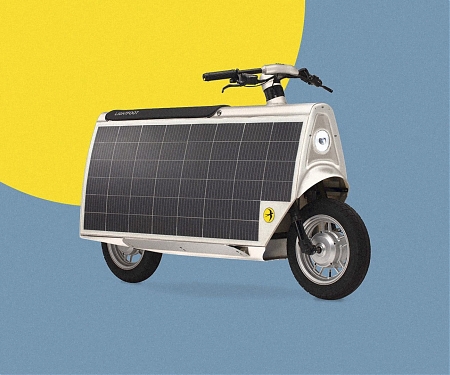 This New Solar-Powered Scooter is Unlike Anything You’ve Seen Before