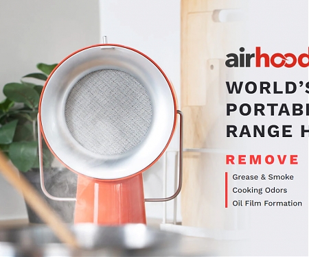 (Video) The World's First Portable Range Hood - AirHood