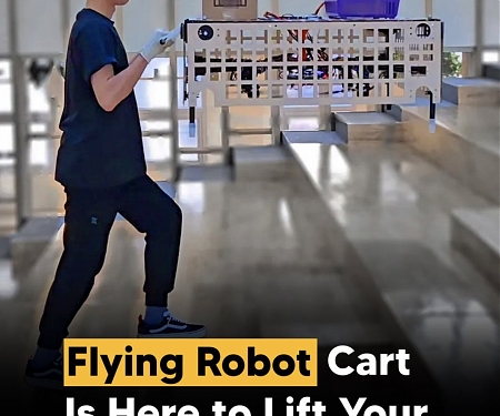 (Video) Palletrone Cart : Flying Shopping Cart for Easy Transportation