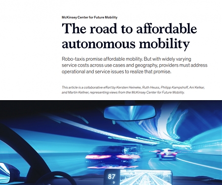 (PDF) Mckinsey - The Road to Affordable Autonomous Mobility