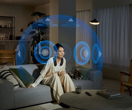 SONY BRAVIA Theater U Wearable TV Speaker Sits Securely on Your Shoulders