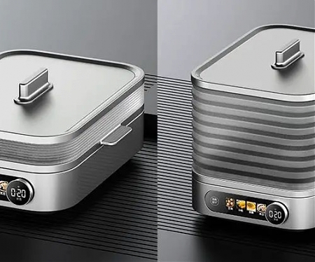Gree Foldable Electric Steamer Concept Expands When Needed
