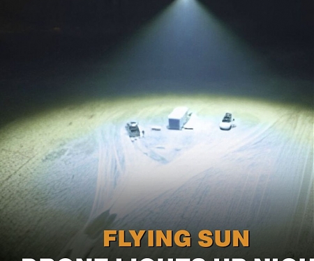 (Video) Mobile Drone Lighting System Uses 288 LEDs to Turn Night Into Day