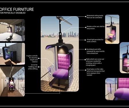 Office Furniture Concept was Made with Accessibility Front and Center