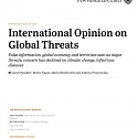 (PDF) Pew - International Opinion on Global Threats