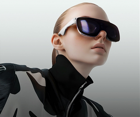 X-Bridge XR Glasses Project Features Glassmorphism Visual-Design Style
