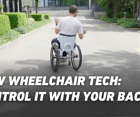 (Video) Revolutionary New Wheelchair Boasts Hands-Free Backrest-based Steering