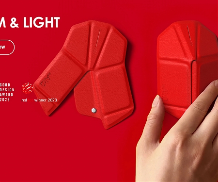 Origami Inspired myAir.0 Folding Bluetooth Mouse