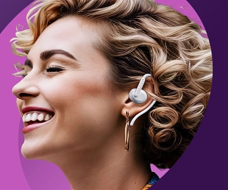 Solid-State Micro-Speaker Downsizes Full-Range Sound for Open Earphones