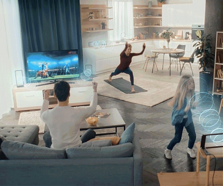Audfly Focusound Glass Speaker Directs Sound to Targeted Listeners or An Area