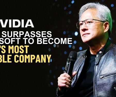 AI Boom : Nvidia Becomes Most Valuable Company in the World