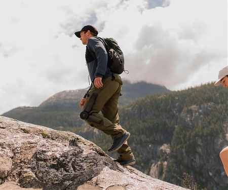 Skip and Arc’teryx Built A Futuristic Exoskeleton. Here’s What It’s Like to Walk In It