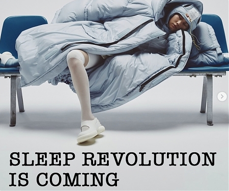 Puffer Jacket for Sleep with ZZZN Sleep Apparel System