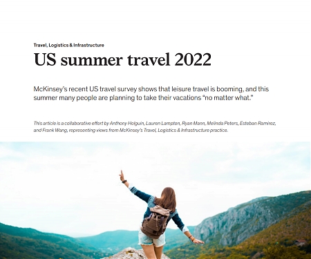 (PDF) Mckinsey - US Summer Travel Trends 2022