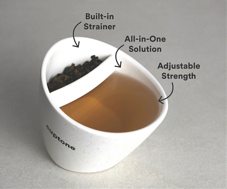 Cuptone Teacup Brings Effortless Loose Leaf Tea Brewing With Just A Tilt