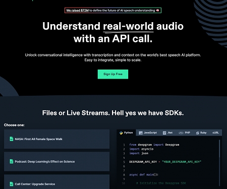 Deepgram Raises $47M for A Speech AI Platform
