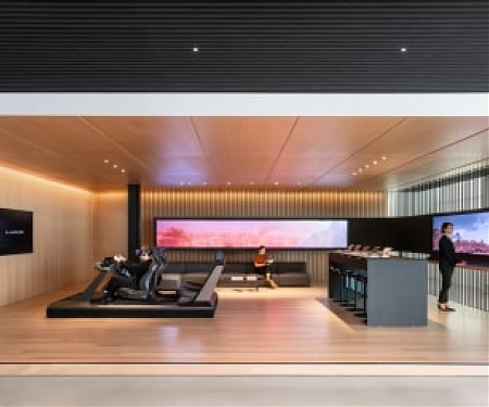Why The Car Dealership of The Future Looks Like a Midcentury Modern Living Room