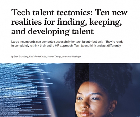 (PDF) Mckinsey - Tech Talent Tectonics : 10 New Realities for Developing Talent