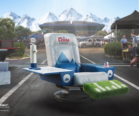 Coors Light Unleashes $750 ‘Chill Throne’ With Beer Tap & Auto-Cooling Holder