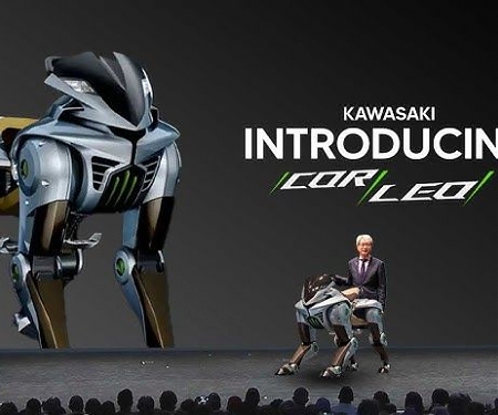 (Video) Kawasaki Unveiled A Wolf-Inspired Robot Lets Riders Traverse Uneven Terrain