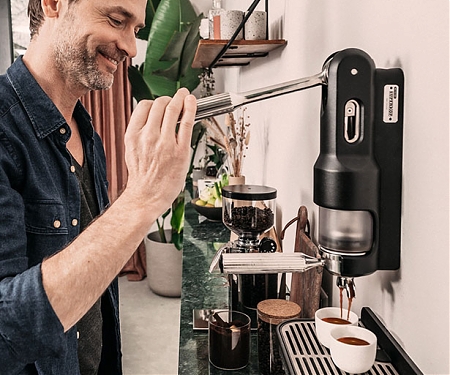 SUPERKOP Hand-Powered Espresso Maker – No Electricity Needed