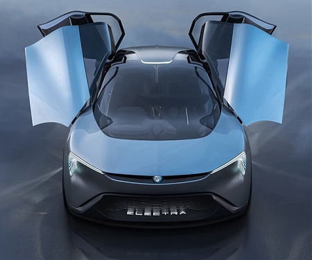 Buick Electra Concept Car – All Electric Crossover with Butterfly Wing Doors
