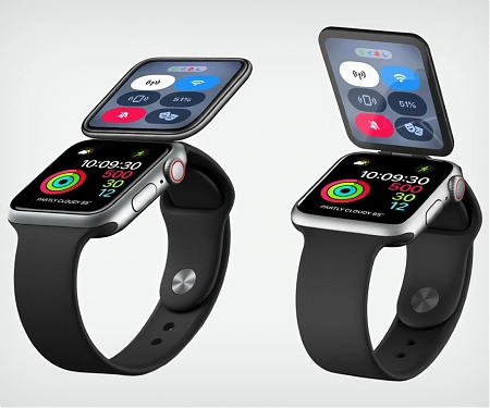 (Patent) Apple Patents ‘Foldable’ Watch with Dual-Screens and Cameras