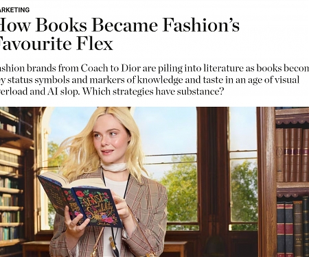 How Books Became Fashion’s Favourite Flex