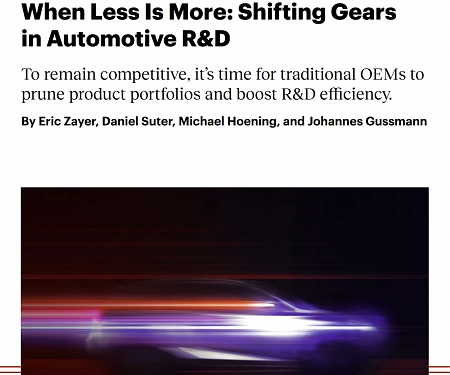 (PDF) Bain - When Less Is More : Shifting Gears in Automotive R&D