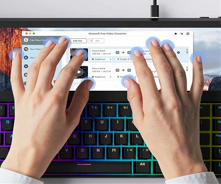 Kwumsy K2 is a Mechanical Keyboard That Carries Its Own Touchscreen
