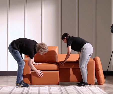(Video) Transformable Seat Quickly Grows From Armchair to Loveseat to Sofa