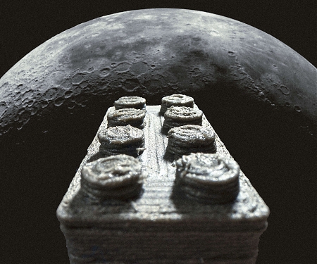 These Lego Bricks Made from a Meteorite Could Help Scientists Build the First Structures on the Moon