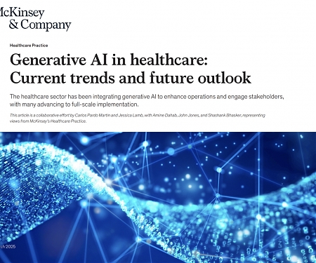 (PDF) Mckinsey - Generative AI in Healthcare : Current Trends And Future Outlook