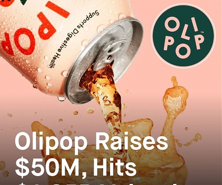 Prebiotic Soda Brand Olipop Raises $50M, Valued at $1.85B