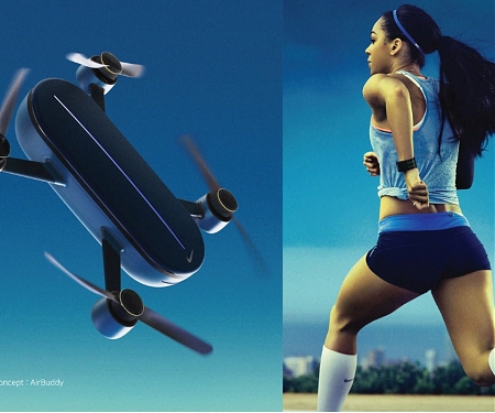 The Nike AirBuddy Drone Gives You an Airborne AI-Powered Trainer