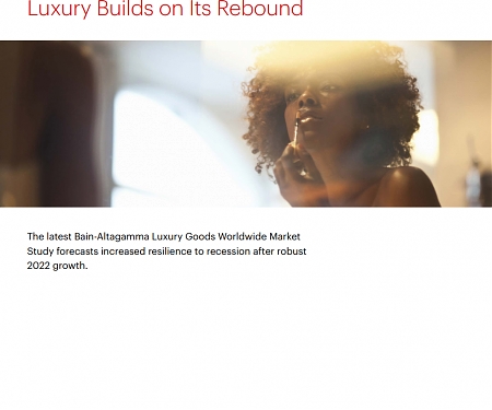 (PDF) Bain - Luxury Goods Worldwide Market Study