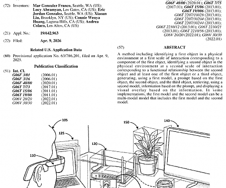 (Patent) Google Files Patent for AR Glasses That Warn You Before a Coffee Cup Meets Your Hard Drive