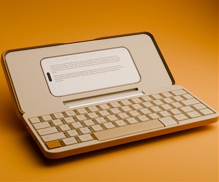 This Clamshell Keyboard Case Turns Your iPhone Into an AI-Powered Laptop