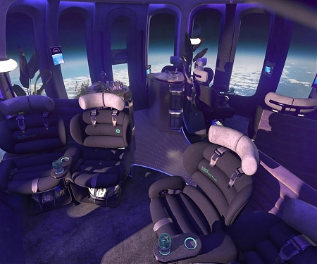 Space Perspective Reveals Design for "World's First" Space Lounge