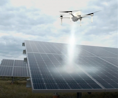 (Video) 'Solar Drone' will Use Drones to Clean Hard-to-Reach Solar Panels