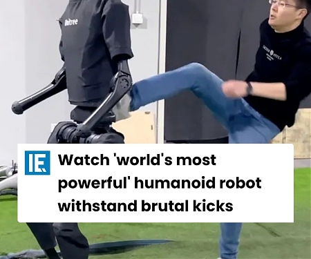 (Video) Watch 'World's Most Powerful' Humanoid Robot Withstand Brutal Kicks