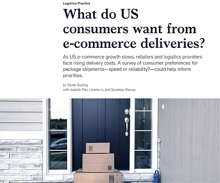 (PDF) Mckinsey - What Do US Consumers Want from e-Commerce Deliveries ?