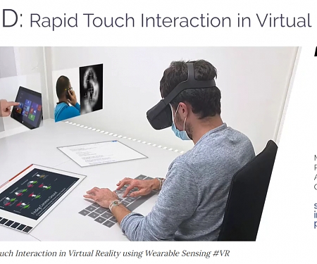 (Paper) ETH Zurich Created 'Virtual Reality at Your Fingertips' - TapID