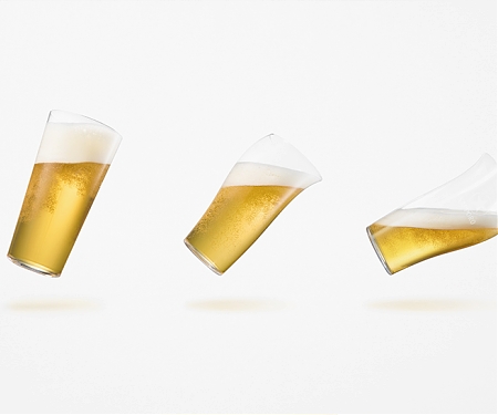 Nendo Shapes Glass with 3 Drinking Sides to Enrich Draft Beer’s Flavor and Aroma