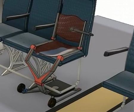 (Video) Air Chair is a Wheelchair That Easily Integrates Into Airplane Seats