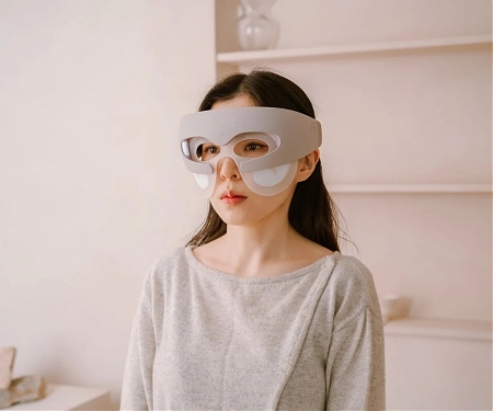 Micro-LED Mask Gives Skincare Boost While You Multi Task At Home