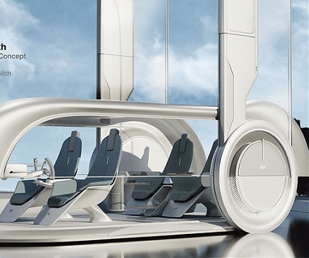 The Monolith Interior Concept Study for Cadillac