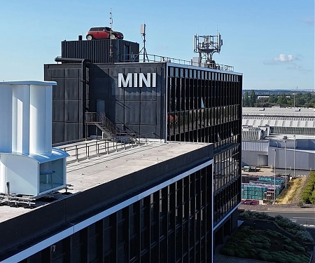 Motionless Turbines Deliver Super-Efficient Wind Energy to BMW's Factory