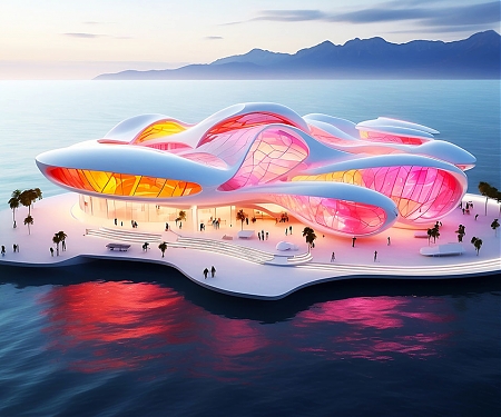 Luca Curci Architects Unveils Floating Glass Museum Where Art, Nature And Sustainable Design Merge
