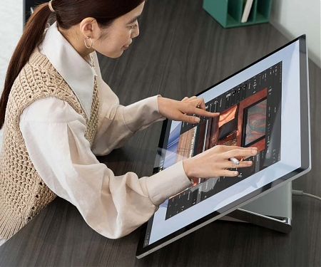 Touchscreen iMac like the Microsoft Surface Studio hinted by Apple patent